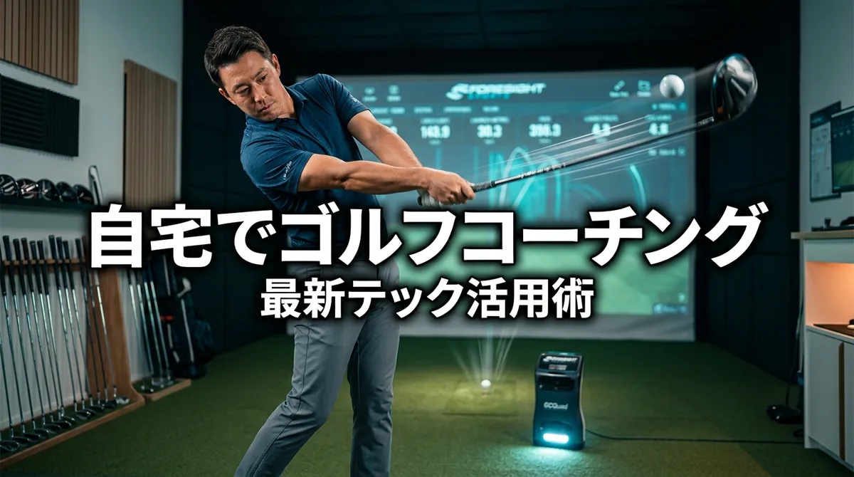 自宅でゴルフコーチング?最新テック活用術