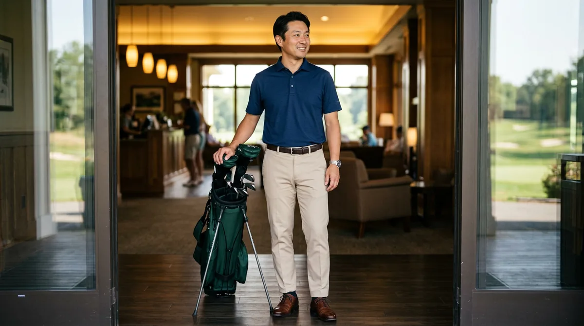 接待ゴルフの服装マナー OK・NGの早見表と季節別の選び方