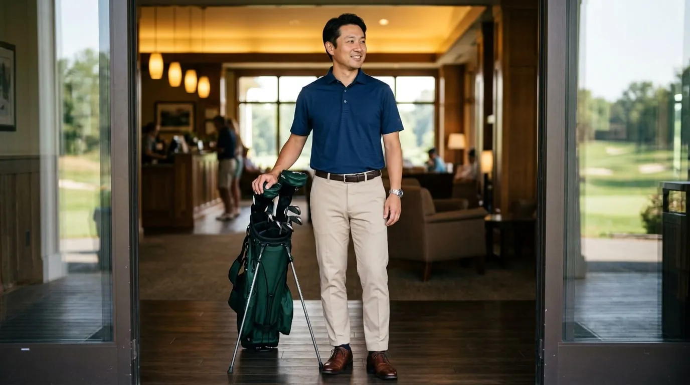 接待ゴルフの服装マナー OK・NGの早見表と季節別の選び方